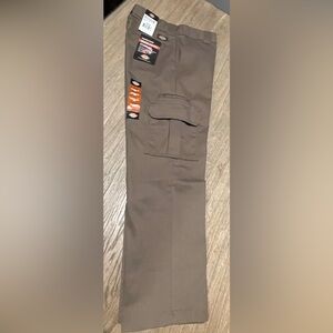 Dickies Men's Cargo Pants, Regular Fit, Brown, Size 30’30